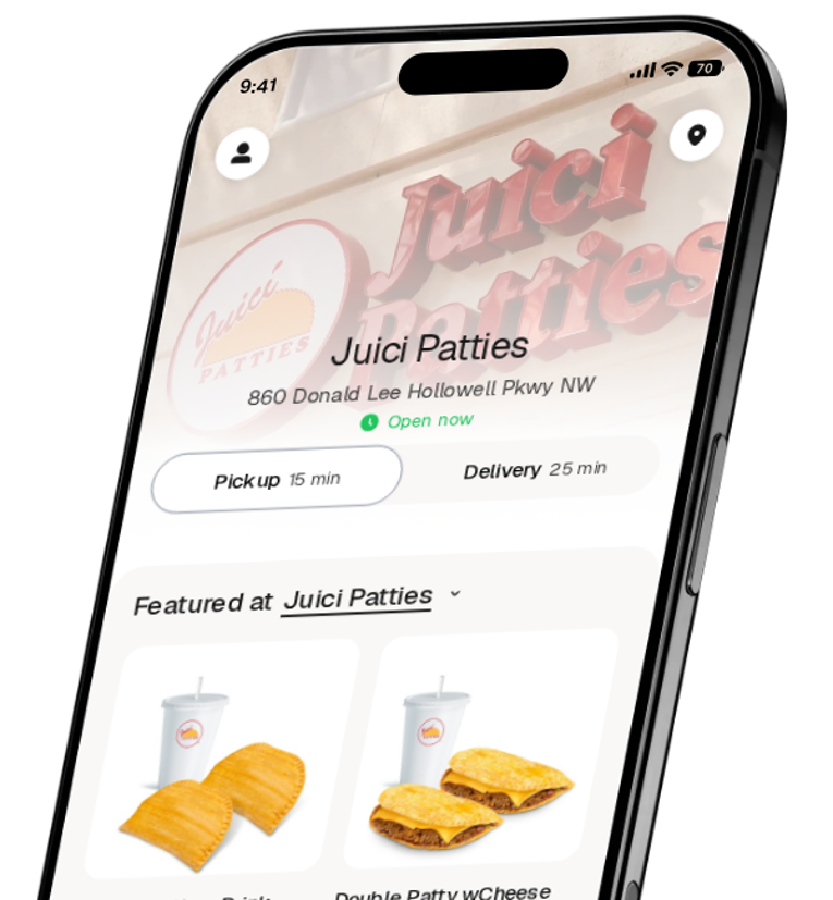 Juici Patties app preview