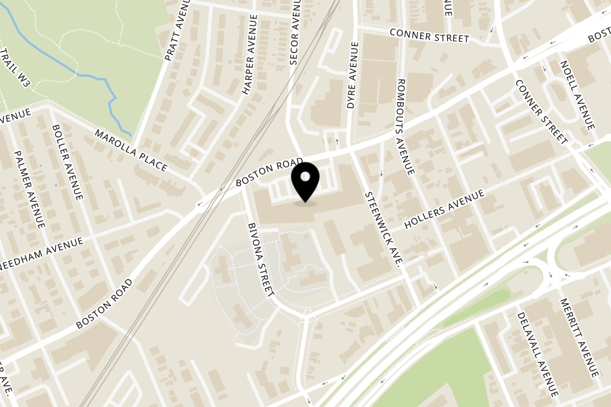 Map showing the location of Juici Patties Boston Road, Bronx on 4018 Boston Rd in Bronx